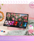24 Color Hema Free Solid Gel Nail Polish Kit with Ombre Gel Polish and Pat Paint Gel in Blush Pink and Midnight Blue shown open