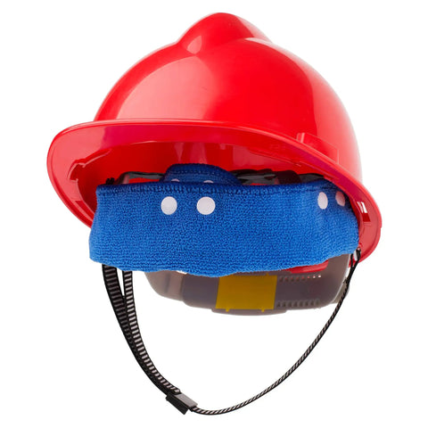 Heavy Duty Hard Hat Sweatbands Four Pack Washable Reusable Liners For Construction Crews Superior Moisture Wicking Keeps Your Head Cool During The Daily Grind Super Cozy Jobsite Protection
