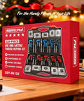 SEDY 320-piece SAE and metric thread repair kit in red box for automotive use