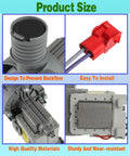 Upgraded Washer Drain Pump Assembly WH11X34742 For Frigidaire FFTW4120SW Washing Machine Heavy Duty Replacement Motor Easy Install Quiet Drain Function Built To Fit Frigidaire Models And Restore Efficient Water Removal. gray pump close-up with red connector, wire harness, and motor housing