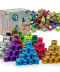 100Pcs Multicolor Aluminum Pigeon Leg Rings For Easy Identification And Training Birds Foot Bands With Comfortable Ergonomic Fit