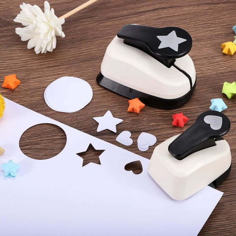 0.4 Inch Circle Punch For Crafting And Scrapbooking, Circular Paper Hole Puncher For DIY Card Making and paper crafts with punched shapes