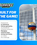 Portable Fiberglass Volleyball Antenna Set For Indoor And Beach Games With Foldable Poles near net and volleyball