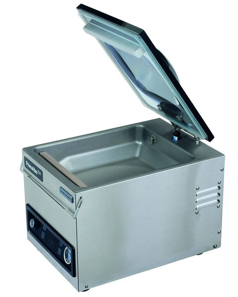 PrimaVac 254 Chamber Vacuum Sealer With 10 Inch Seal Bar 10 Custom Programs JetAire Pump NSF Certified stainless steel unit