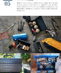 Heavy Duty 2 Tier Steel Tool Box Military Green with various tools organized and visible on a work surface.