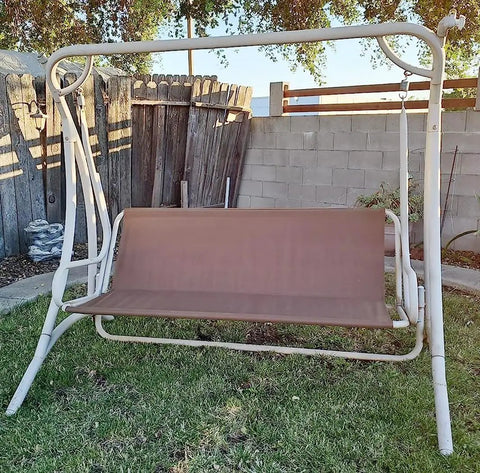 Heavy Duty 600D Patio Swing Seat Cover Replacement For 3 Seater Outdoor Swing Cushions Waterproof UV Fade Resistant Rugged Protection