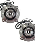 Two Piece Front Wheel Bearing And Hub Assembly Set For 2005 Ford F150 4WD Front Left And Right 6 Lug Wheels Compatible