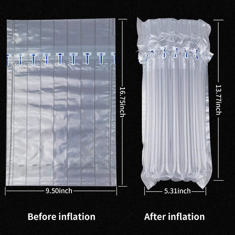 Inflatable Air Column Bubble Packaging For Wine Bottle Travel Protector Bags Pack With Free Pump reusable and safe for travel