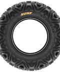 All Terrain UTV Tire Set 27x9-12 Front And 27x11-12 Rear Tubeless 6 Ply A033 Durable ATV Tires For Mud Sand And Rocks Set Of Four