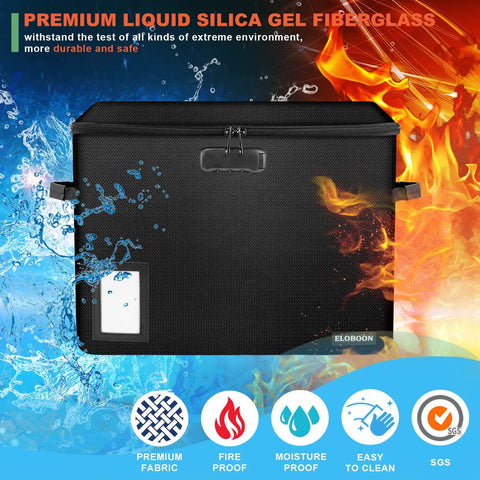 Front view of 2 Pack Comic Book Storage Box With Lock And Label Window Fireproof And Water Resistant Moistureproof Short Box