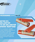 Dual Pack 24-Millimeter To 29-Millimeter Engine Adapters For Model Rockets Paper Motor Adapters with packaging details