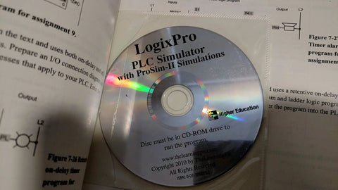 LogixPro PLC Simulator CD with Hands On Activities Manual For Programmable Logic Controllers Practical PLC Installation Exercises.