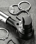 Close-up of ratchet mechanism with washers for Heavy Duty Ratchet Tie Downs 2 Pack with Quick Release Levers