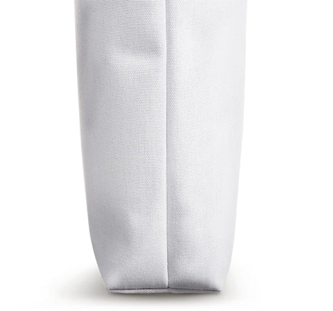 Side view of a white Paddler Tote Bag For Dragon Boat Fans And Race Day Crew Ready To Go Gear For Men Women And Kids Perfect For Practice Races