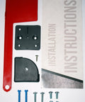 All Surface Mailbox Flag That Fits Brick, Stucco, Stone, Wood, Metal Or Plastic Mailboxes USA Made Durable Flag With Finger Grab Handle And Fade Resistant Sunlight Built For Hot And Cold Weather installation kit