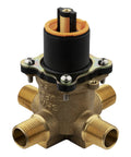 0X8-310A PermaBalance Single Control Tub And Shower Rough In Valve Brass With Pressure Balance Cartridge, top view