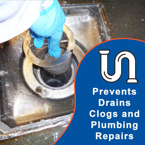 Rugged Heavy Duty 3 Inch Floor Drain Strainer For Commercial Kitchens And Industrial Facilities shown in use.