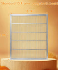 Pro Grade Heavy Duty Galvanized Queen Excluder For 10 Frame Langstroth Beehives 4 Pack Beekeeping Supplies with measurements