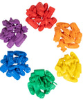 Top Shelf Transport Counters For Young Minds Dope Educational Manipulatives colorful counting pieces in 6 vibrant colors.