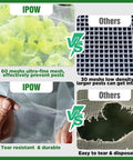 Ultra Fine Garden Mesh Netting 10x50 Ft Pest Barrier for Raised Beds preventing pests comparison with competitors