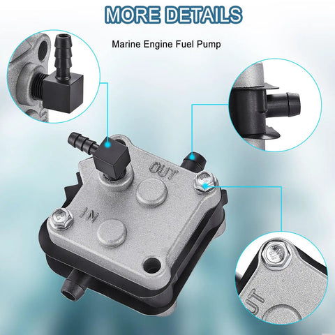Outboard Fuel Pump Kit For 30-300HP Two-Stroke Marine Engines Replacement Pump 98766-C1 Z789 close-up details