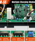 Dang Tough 55 Amp Rv Power Converter With Built In Four Stage Smart Battery Charger 110V Ac To 12V Dc circuit board with charging modes