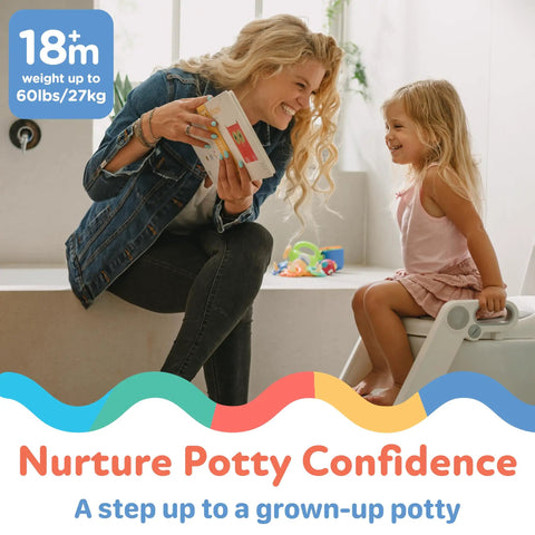Toddler Step Ladder Potty Seat Folds Flat For Easy Storage Smooth Potty Training Game Changer Two In One Convenience Piece Totally Kid Approved And Built Solid For Stress Free Routines All Around