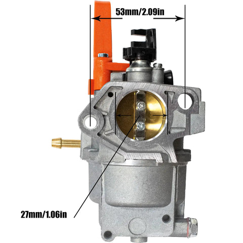 Quality Generator Carburetor Replacement Kit For Generac Gp7500 Gp8000 Gp8000e Heavy Duty OEM build, 53mm throttle size.