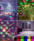 Lit Party Lights Sound Activated DJ Disco Light With 3 In 1 RGB Ball Effects And 7 Color Wash for parties in room settings