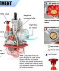 Diagram of 24mm PWK Carburetor Intake Manifold Kit For Predator 212cc And 196cc Engines with labeled components and screws