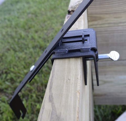 DIY Raised Bed Greenhouse Bracket Kit Turn Your Garden Into a Mini Greenhouse With 6 Clamps 3 Straps 12 Tie Downs And a 5 Ft 6 In By 9 Ft 6 In Tarp For Frost Protection And All Season Growing