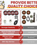 Comparison of Premium 4392067 Dryer Repair Kit With W10837240 Idler Pulley And WPW10314173 Roller and generic parts