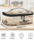 Insulated Lunch Bag Leakproof Cooler Tote For Work Picnic Camping And Travel Super Handy Sized 10x6x3 Inches on table