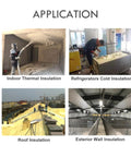 Application of Heavy Duty Top Shelf Polyurethane Foam Spray Machine Pro Grade Foam Injection Pump for indoor and roof insulation.