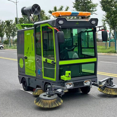 Heavy Duty Ride On Industrial Floor Sweeper Machine For Commercial Warehouse Cleaning. This powerful walk behind or drive on scrubber cleans large concrete spaces with ease. Built tough for daily use, this auto sweeper reduces labor costs and keeps your