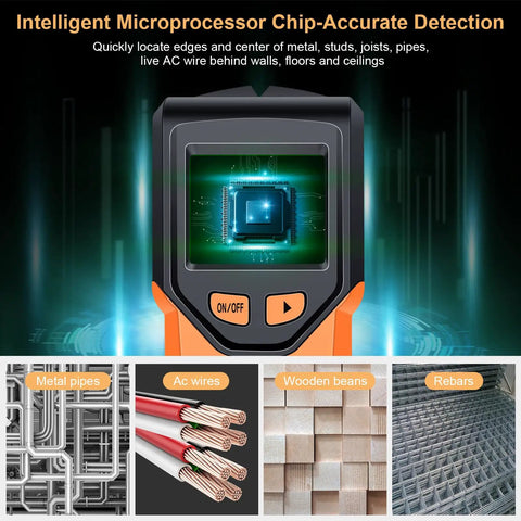 Nifty Heavy Duty 5 In 1 Wall Stud Scanner With Hd Lcd Display And Smart Sensor Technology And Dead Nuts Accurate Ac Wire And Wood Joist Detector For Quick Diy Fixes