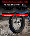 Anti Puncture Tire Insert For 20 By 4 Inch Fat Bike Tires Puncture Resistant Liner For Ebikes And Mountain Bikes Shields