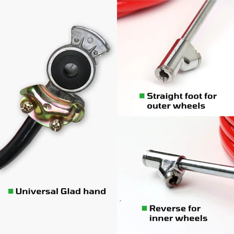 Smooth Operator Truck Tire Inflator Kit featuring Universal Gladhand connection and tools for efficient tire inflation.