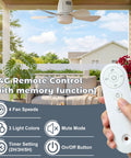 Kick Back And Chill With This Wireless Ceiling Fan 20 Inches Powered By 20000mAh Battery And Smooth Led Lighting Remote Control for outdoor use.