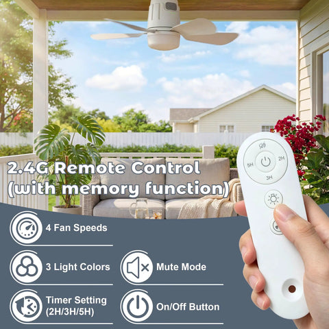 Kick Back And Chill With This Wireless Ceiling Fan 20 Inches Powered By 20000mAh Battery And Smooth Led Lighting Remote Control for outdoor use.