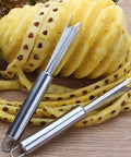 Two Pack Pineapple Eye Remover And Peeler Set Stainless Steel V Shape Pineapple Eye Cutter for home kitchen fruit tool