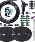 Automated Drip Tape Irrigation Kit For Row Crops With Timer, Powers Up To 10 20 Foot Rows, Farm Grade Components, Easy Plug And Play