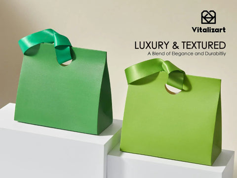 Bulk 10 Pack Paper Gift Bags With Satin Ribbon Handles Assorted Colors Small Gift Wrapping Set For Birthday Party Favors