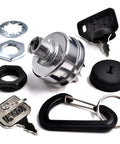 Heavy Duty Switch Starter Ignition Key Switch Replacement for M653 M655 M665 Tractors, ignition components and carabiner