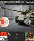 1/16 Scale RC Tank Jagdpanther Battle Ready With Smoke, Sound And Lights, 2.4G Remote Control, airsoft BB feature in action