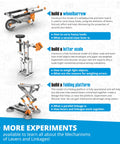 16 In 1 STEM Building Kit For Kids 9 Plus With Levers And Linkages Hands On Engineering Toys For Boys And Girls set with models