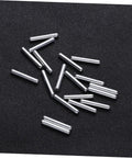 20 metal shafts from 40 Piece DIY Robot Drive Shaft Kit For RC Robots Short Axle Steering Gears Metal Build Upgrade Dope