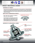 Trail Ready 28 Splines Grizzly Mechanical Locking Differential Ford 8 Inch Rear Axle cutaway view showing internal components and design.
