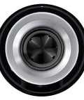Top view of One And A Quarter Horsepower Garbage Disposal With Removable Splash Guard, Attached Power Cord, 3 Bolt Mount, Continuous Feed