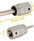 Shimano And Sram Cassette Lockring Tool, 23.5mm lockring, detachable 10mm pin, for hassle free install and removal of 12 spline cassettes.